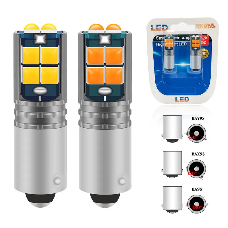 2PCS CANBUS 12-24V W5W T10 LED 3030 LED 10SMD Car Interior R