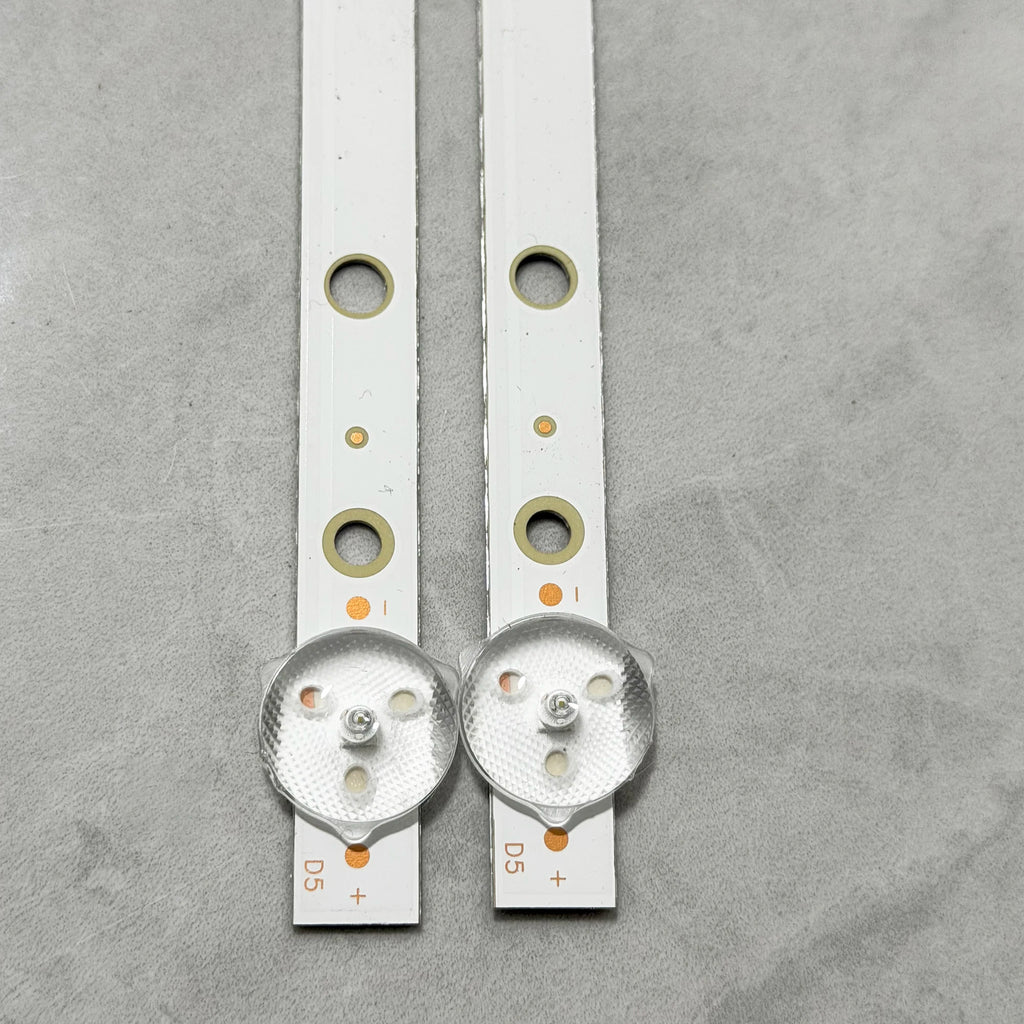 LED Strip for 5 LED NEVIR NVR-7707-24RD2-N, Backlights HRS_SQY236H19_2X5_1W_MCPCB - Replacement TV Backlight