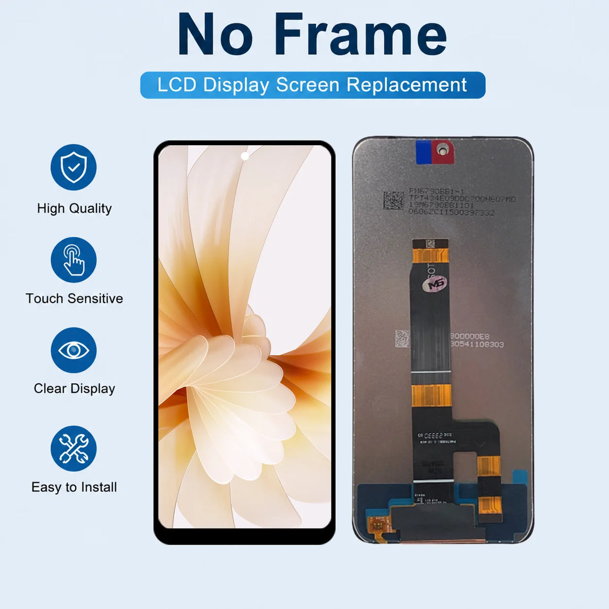 6.79 For Xiaomi Redmi 12 LCD 23053RN02Y Display Touch Screen
