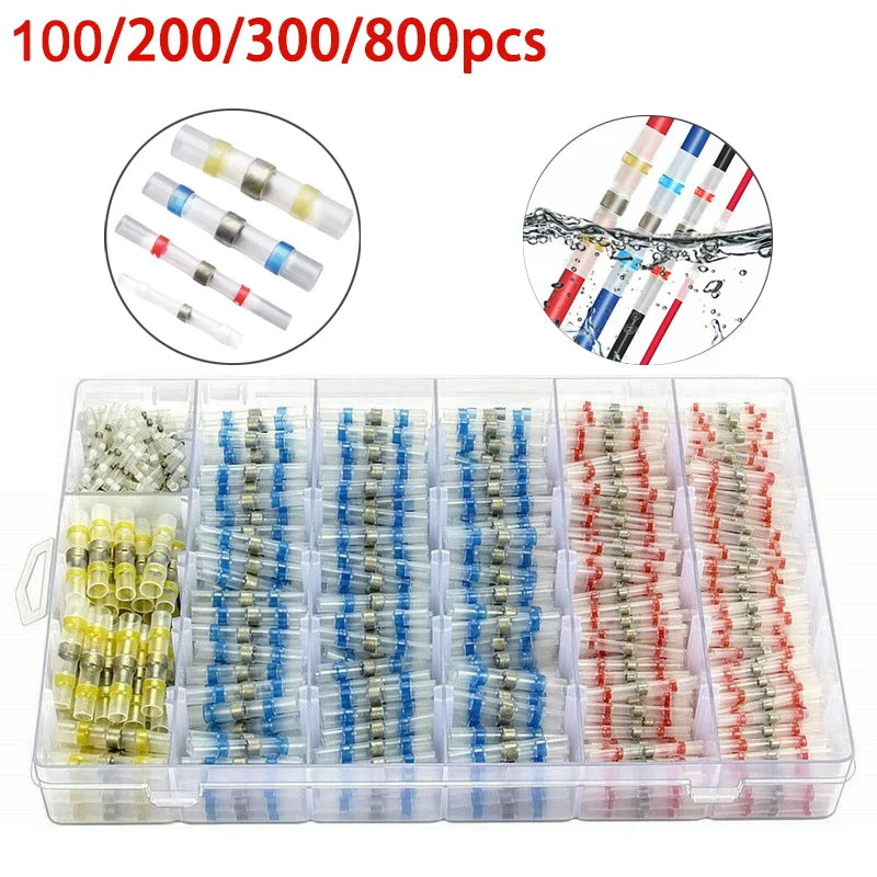 26-10AWG Wire Connector Heat Shrink with Solder Splices Wate
