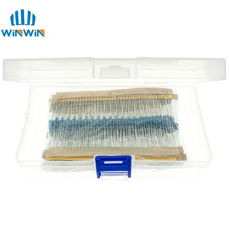 300pcs 600pcs 1/4W Resistance 1% 30 Kind Each 10pcs/20pcs Fi