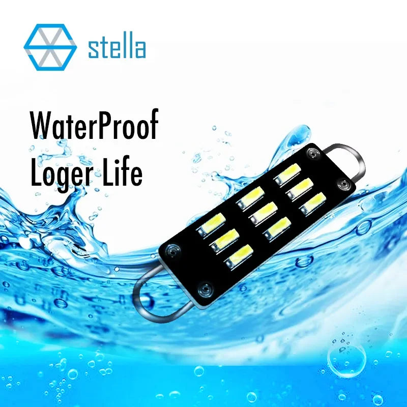 STELLA 2pcs LED Rigid Loop 44mm Festoon C5W Car Interior Bul