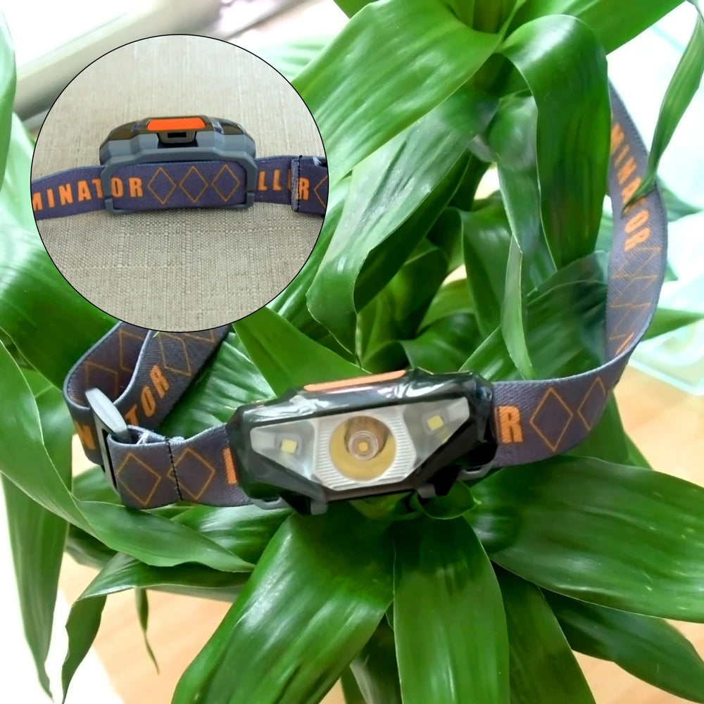 Mini Head Lamp 3 Modes Waterproof LED Flashlight Headlight H