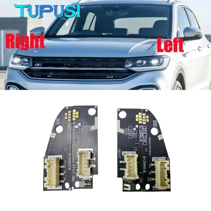 DRL LED Daytime Running Light for VW T CROSS Tcross LED Headlight Module B120846-B 2GM.998.479 B120845-B
