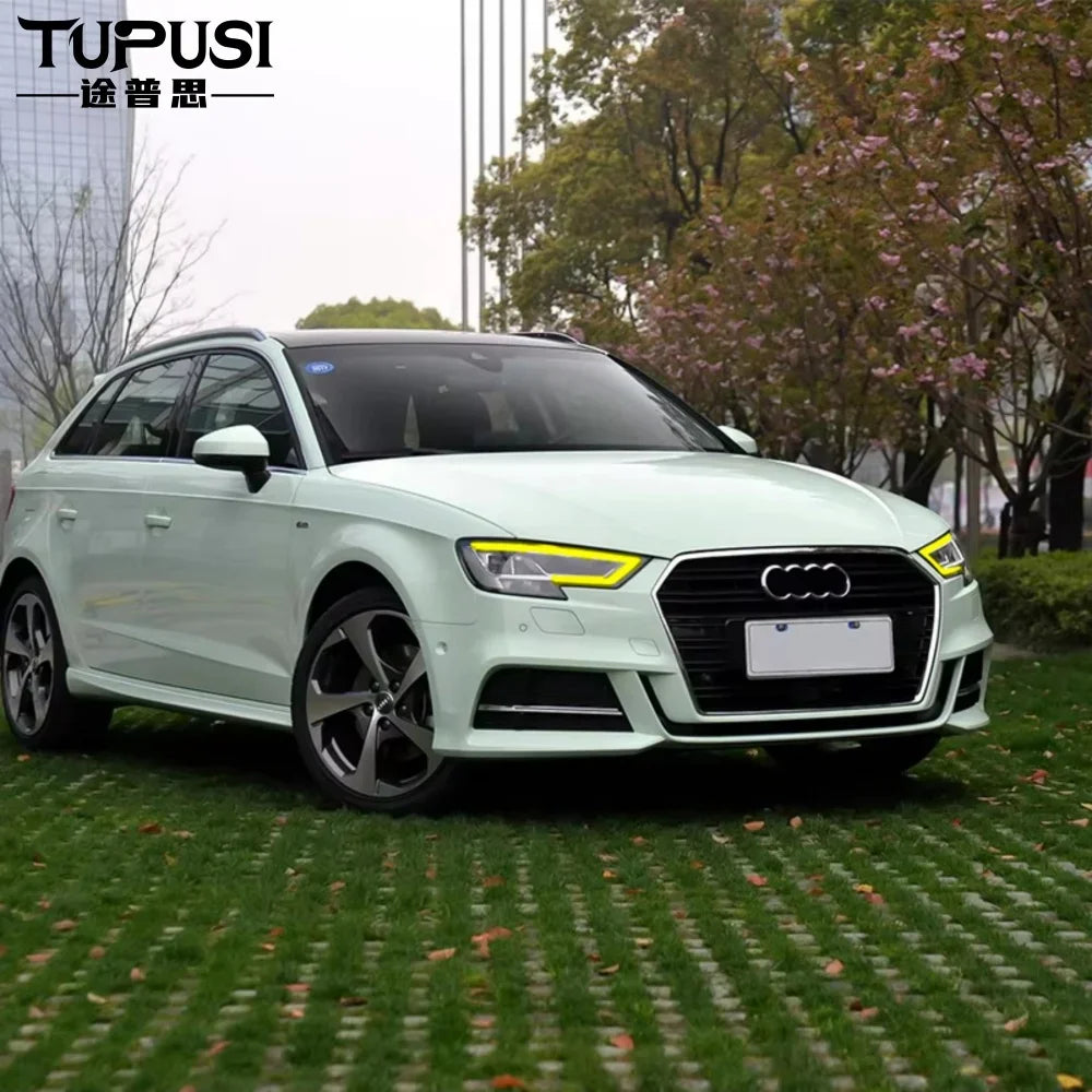 DRL LED Board for AUDI A3 FULL LED YELLOW 17-20 LED Daytime Running Lights Headlight Yellow Conversion