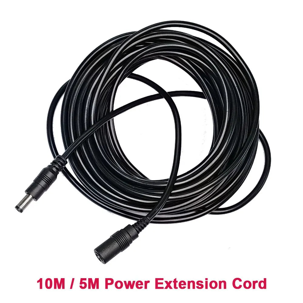 10M/ 5M 5.5mm 2.1mm DC Power Connector Extension Cord Jack A