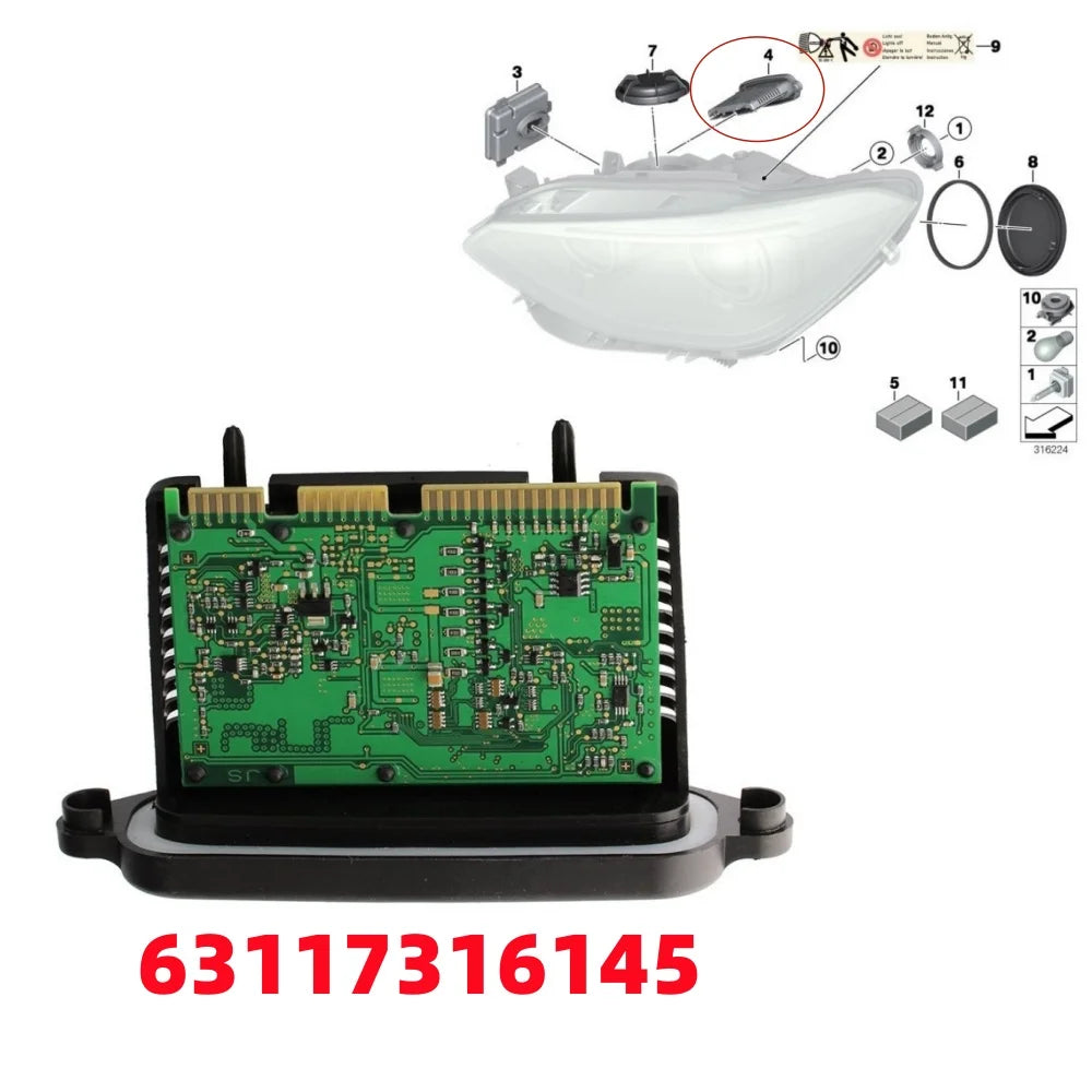 LED Headlight Xenon Module For 2011-2014 BMW 1Series F20 F21 Front Headlight for BMW F21 F20
