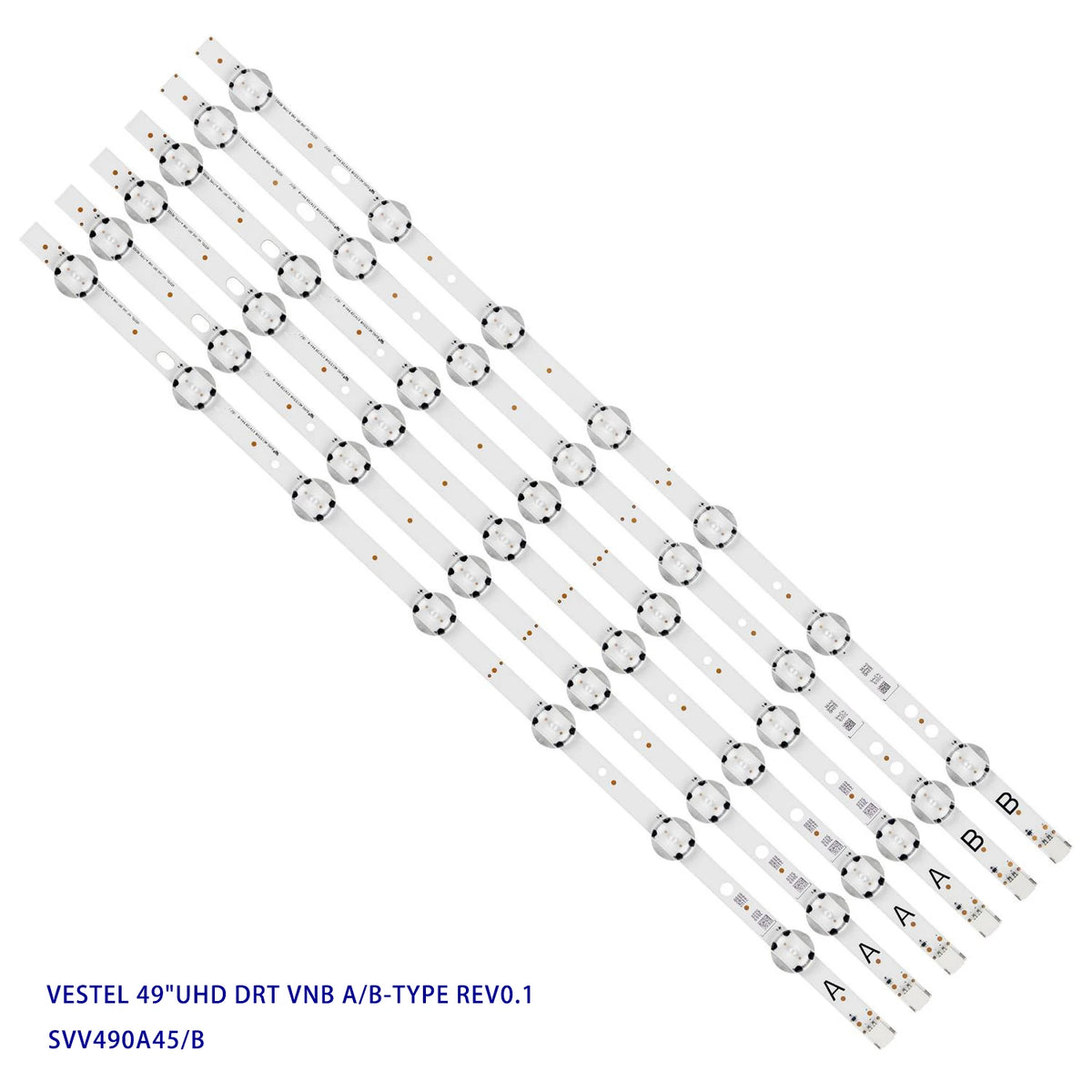 LED Backlight Strip for 49HE4000 49R6010U 49U5766D 49U6863DB 49L3753DB 17DLB49UER4-A 17DLB49UER4-B