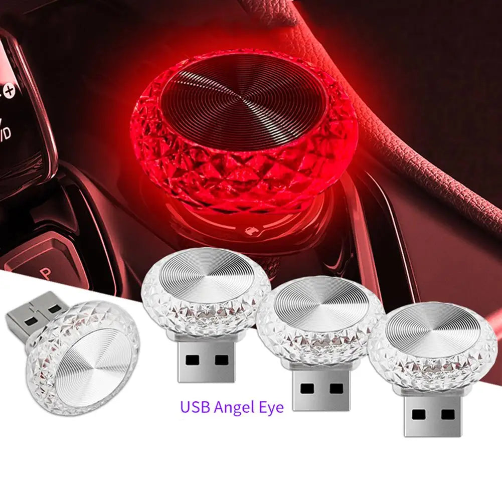 Portable Car USB Ambient Light Mini LED Decorative Atmospher