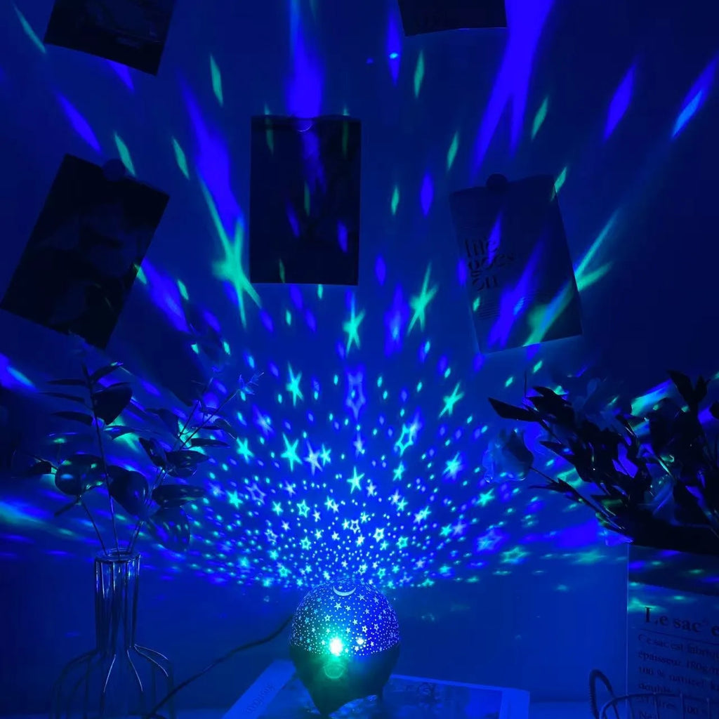 RGB Night Lights LED Projector Light Starry Moon Galaxy Proj