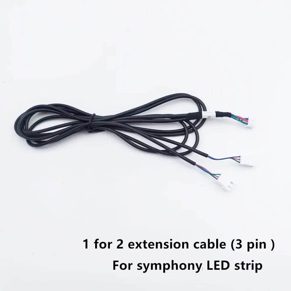 For Accessories For LED Symphony Car Interior Decoration Atmosphere Light RGB Acrylic Strip Additional Replacement 6/10/14/18in1
