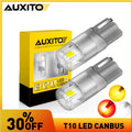 AUXITO 2Pcs T10 LED Canbus W5W LED Lamp 168 194 2824 Bulb 60