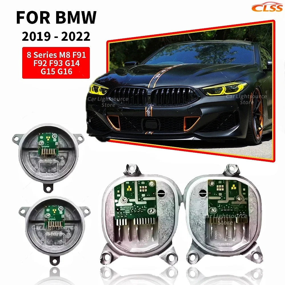 Angel Eye LED DRL Module Blue Red For 19-22 BMW M8 F91 F92 F93 8 series G14 G15 G16 Daytime Running Light CSL