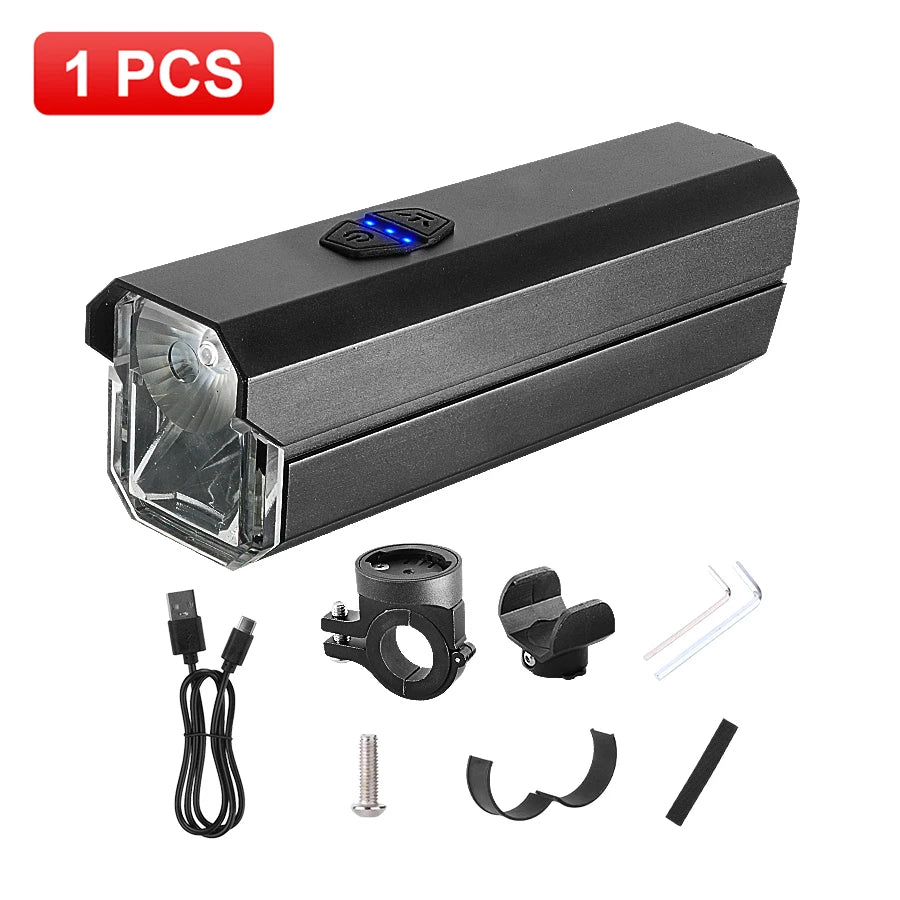 NEW 99000LM Bicycle Headlight USB Rechargeable Waterproof Bike Bicycle Lantern MTB Bike Rear Lamp for Cycling Headlight