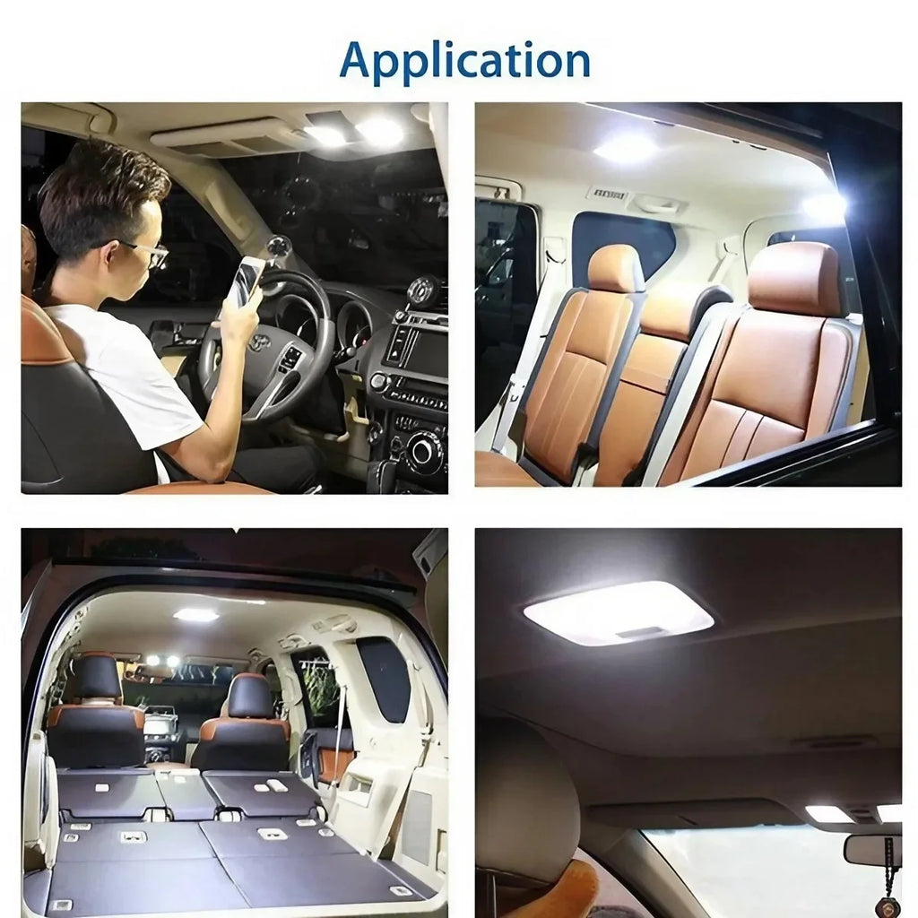 2 Pcs 10 Pcs 18 24 48 White Reading Lamp LED T10 Bulb LED Ca