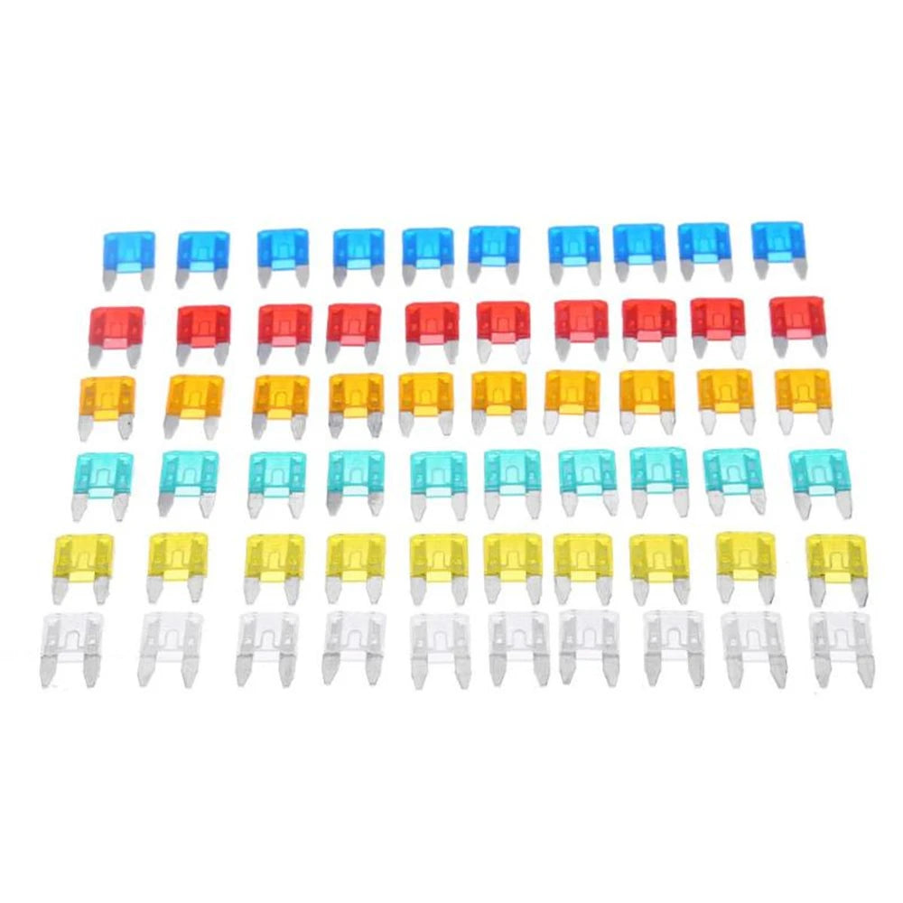 120Pcs Mini Profile Small Size Blade Car Fuse Assortment Set