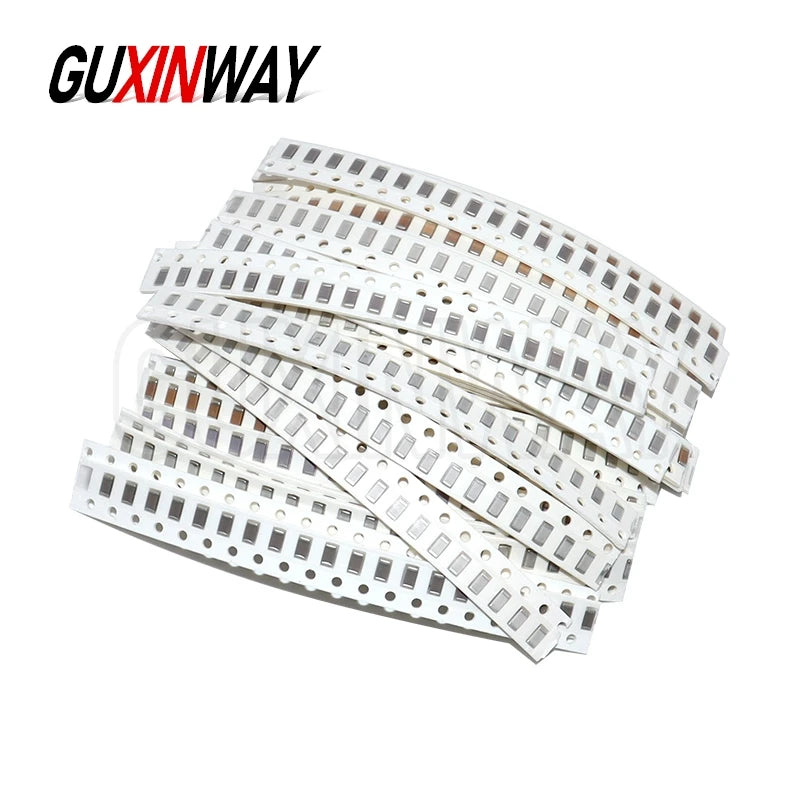 16/36Values 1206 0805 0603 SMD 1pF-10uF 22PF 47PF 22NF 100NF
