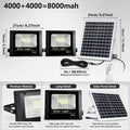 12000/8000mah Outdoor Solar Light 2 Head Solar Lamp Waterproof Outdoor Garden wall light with Aluminum solar panel For garden