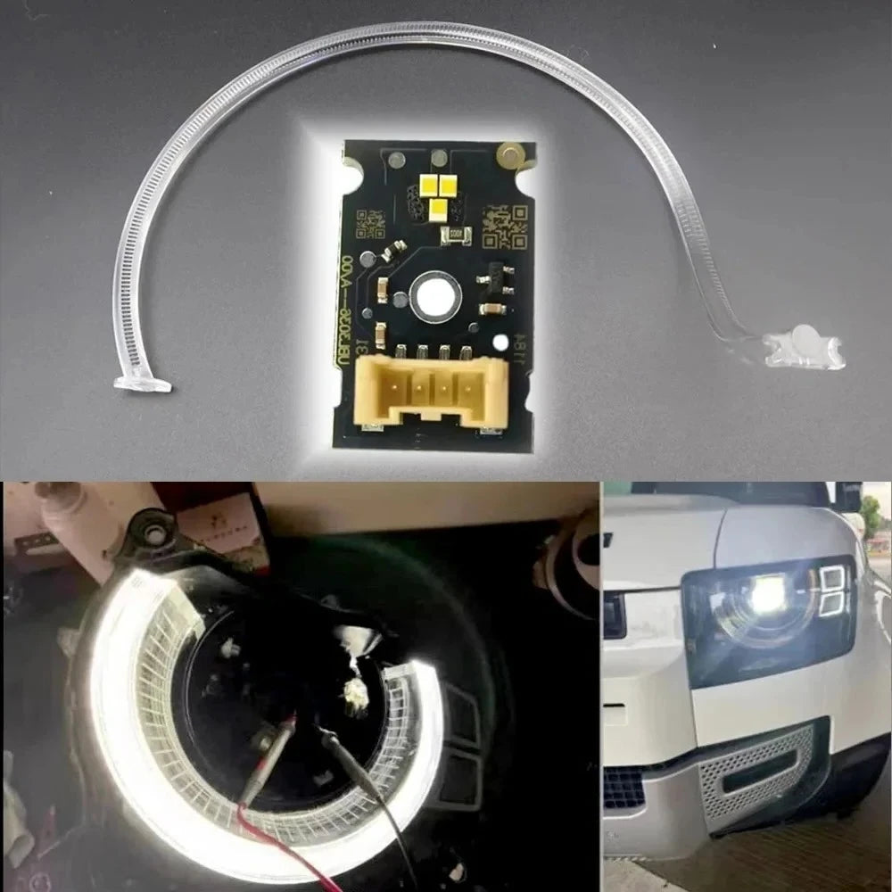 DRL Board Car DRL Headlight Light Guide Strip Daytime Running Light Tube Bar New for Land Rover