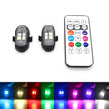 Upgrade RGB Car Atmosphere Lights Larger Battery & Brighter 