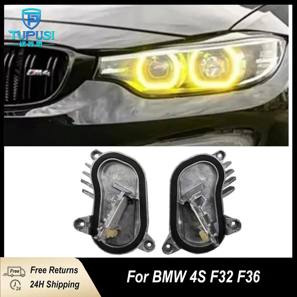 White Plug and Play LED Daytime Running Light Modules for BMW F80 F32 F33 M3 M4 63117493227 63117493228