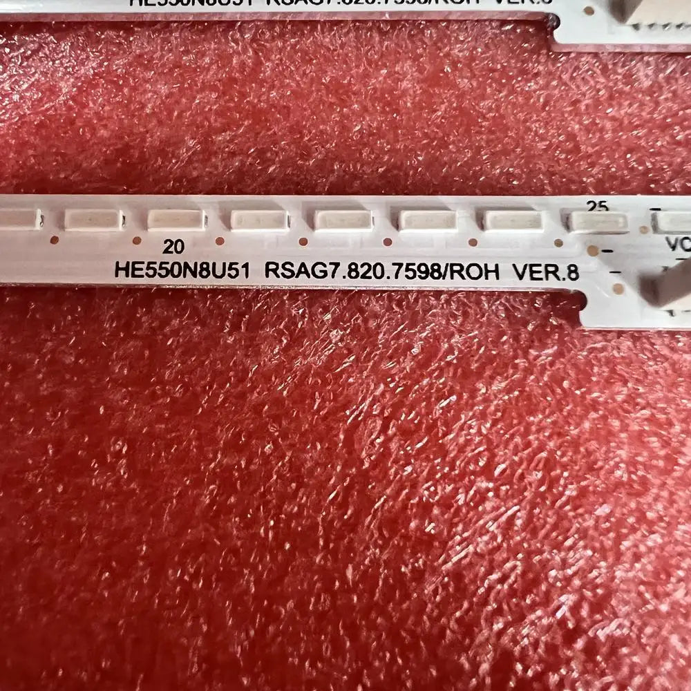 LED Backlight Strip for 2pcs/set LED backlight strip For Hisense LED55NU8800U HE550N8U51 RSAG7.820.7598 Blue
