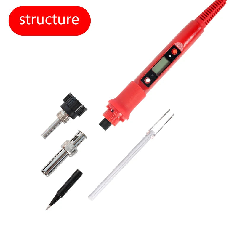 Temperature Electric Soldering Iron Kit 110V 220V 80W LCD So