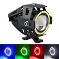 Motorcycle Headlight Fog Lights Super Bright Abgle Eyes Addi