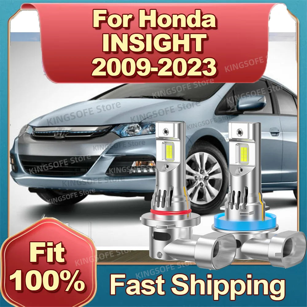 2/4Pcs LED Bulb Car Headlight 9005 H11 Plug and Play 6000K 1
