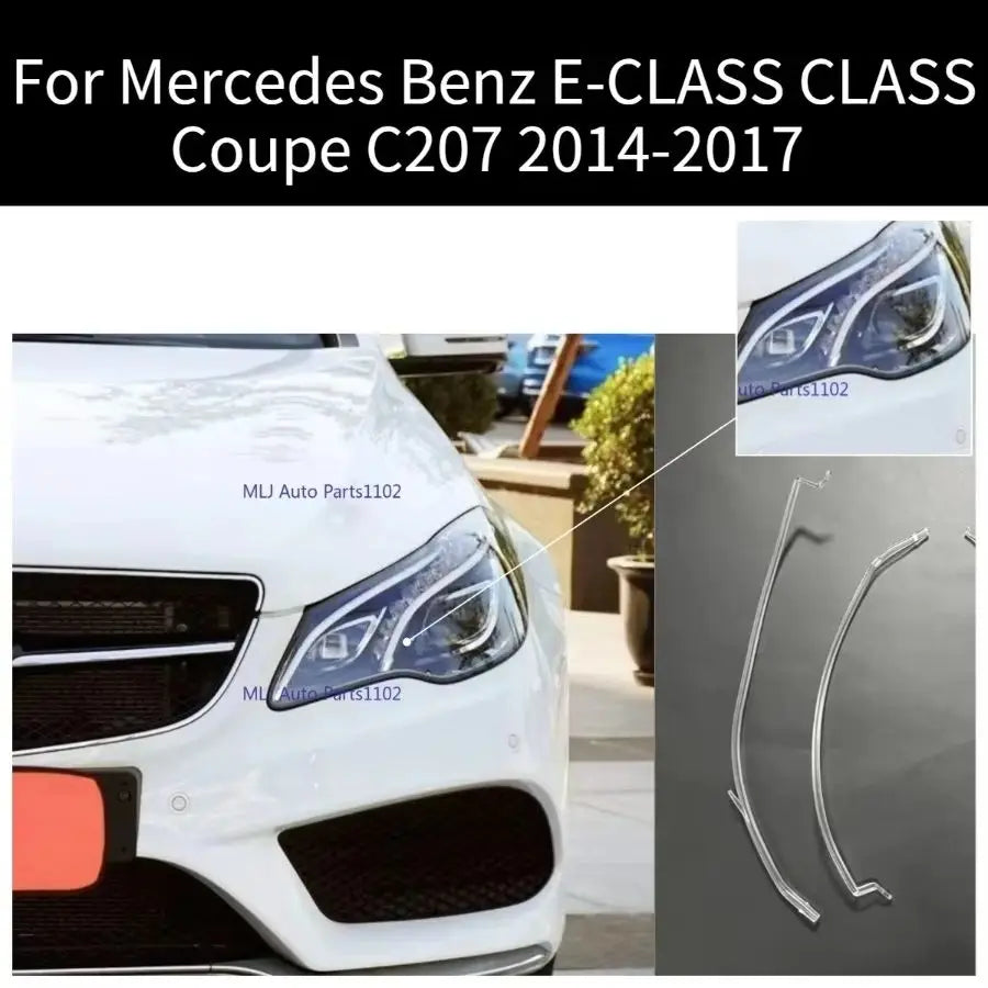Angel Eyes DRL Light Guide Tube Acrylic Strips Headligh for Mercedes EClass C207