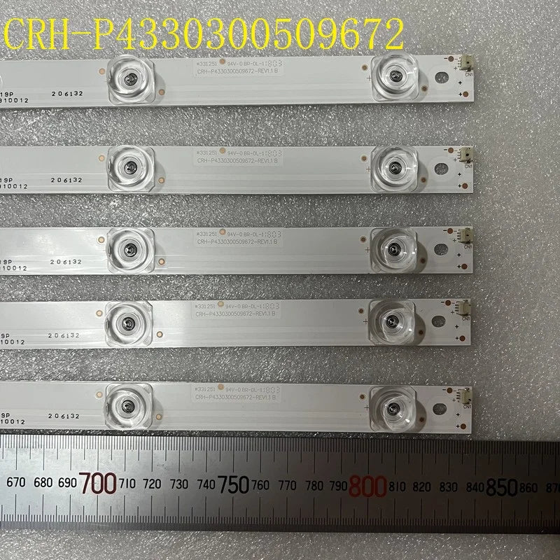LED Backlight Strip for9LED For Sharp LC-43UI8652E LC-43CUF8472ES LC-43CUG8462KS LC-43CUG8461KS LC430EQY-SHM1