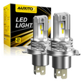 AUXITO H4 Fanless LED CSP Headlight Bulb for Car Motorcycle 