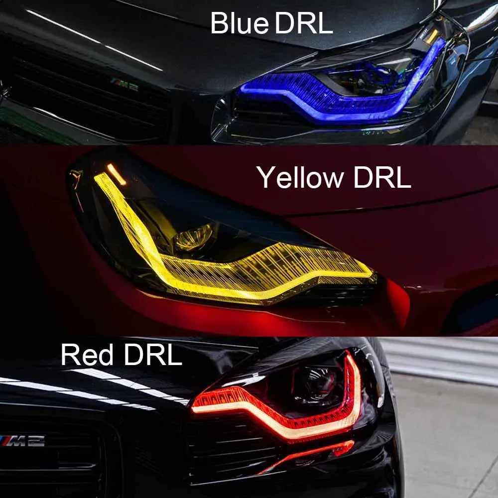 DRL Daylight LED Chips For 2022 2023 2024 BMW 2 Series G87 G42 M2 M240I Refit Angel Eyes Daytime Running