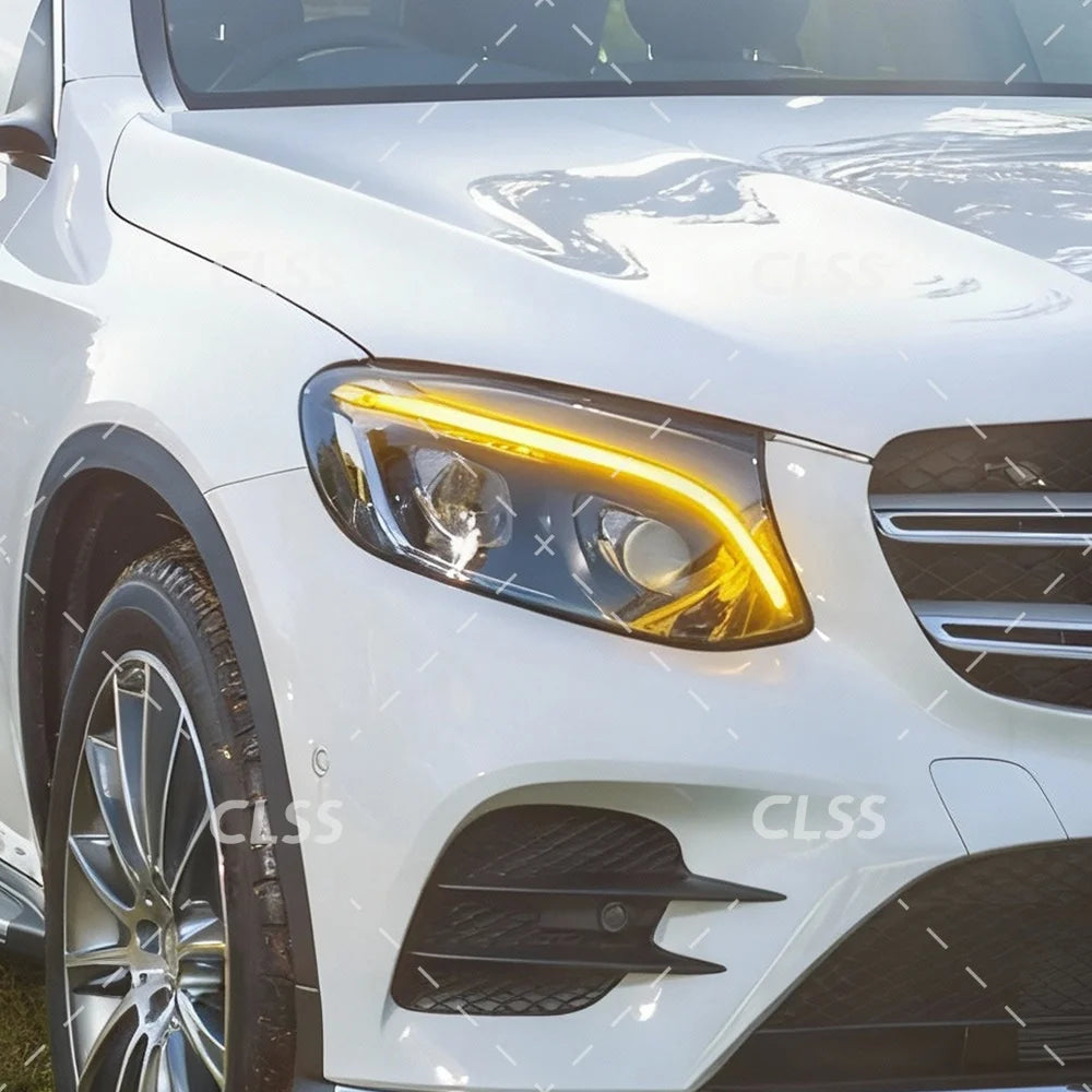 DRL LED Boards Lightsource For Mercedes-Benz GLC W253 GLC250 GLC200 2016-2019 High Spec Headlight Daytime
