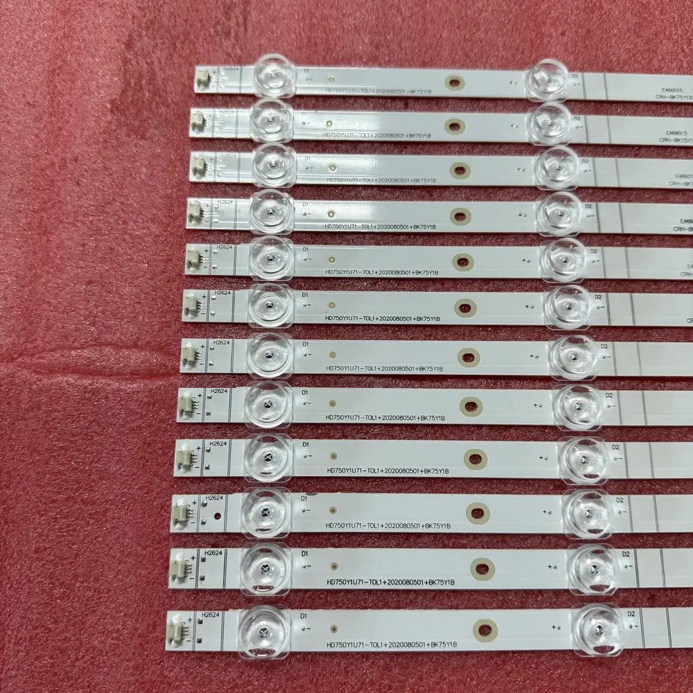 LED Backlight Strip for Toshiba 75C350KU 75E3F-PRO 75T55F 75E3F 75A5F 75V1F-S 75E5G J75H LB7502J V0