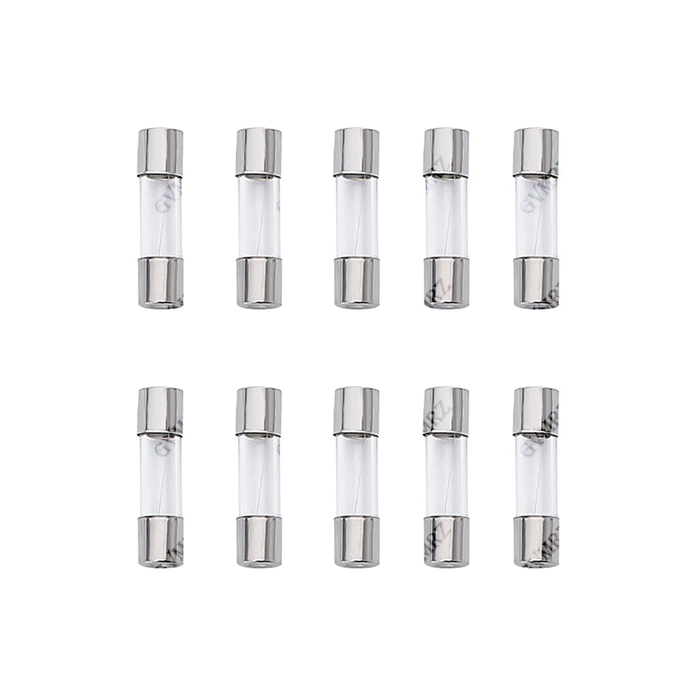 100pcs 5x20mm Quick Blow Glass Tube Fuse Assorted Kit Amp 0.