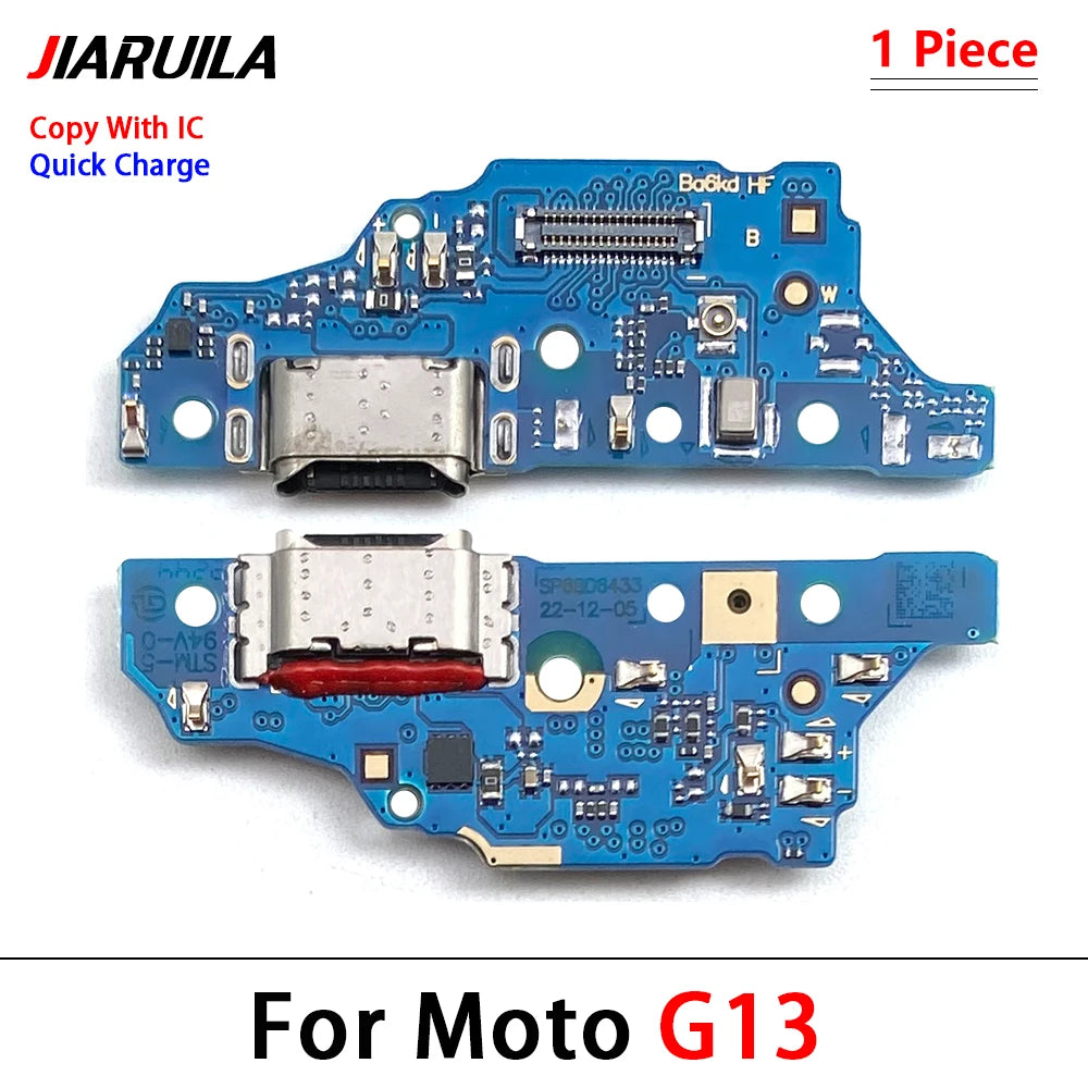 NEW USB Charging Port Socket Board Flex Connector Part For Moto G42 E32 E13 G200 G22 G13 G23 G32 G52 G53 G72 G73 G71S G82 5G G71