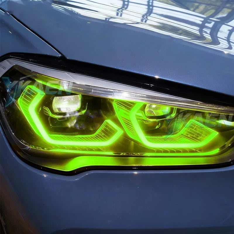 Angel Eyes LED DRL Boards For BMW X1 F48 F49 LCI 2019-2022 Blue Red Daytime Running Light Turn Signal for BMW