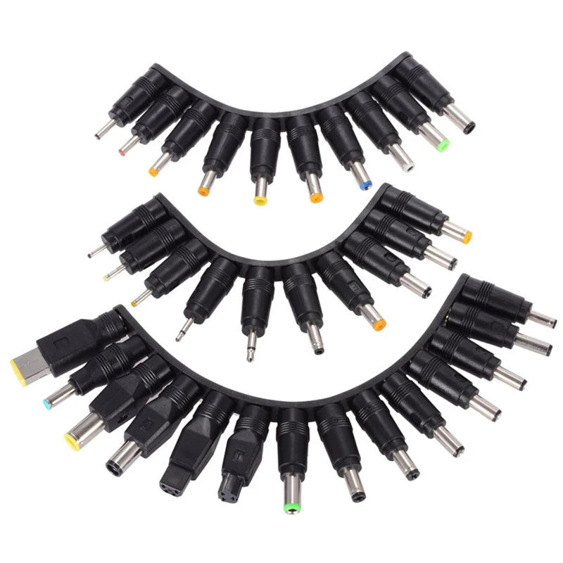 34PCS 8PCS Universal DC AC 5.5mmx2.1mm Power Adapter Tips Co