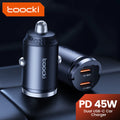 Toocki 45w Car Charger Dual Type C PD45w Fast Charging Car P