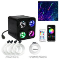 36W 4 Port Starlight Headliner Kit with Shooting Stars for Car Roof RGBW APP&Music Sync Home Use Fiber Optic Ambient Light