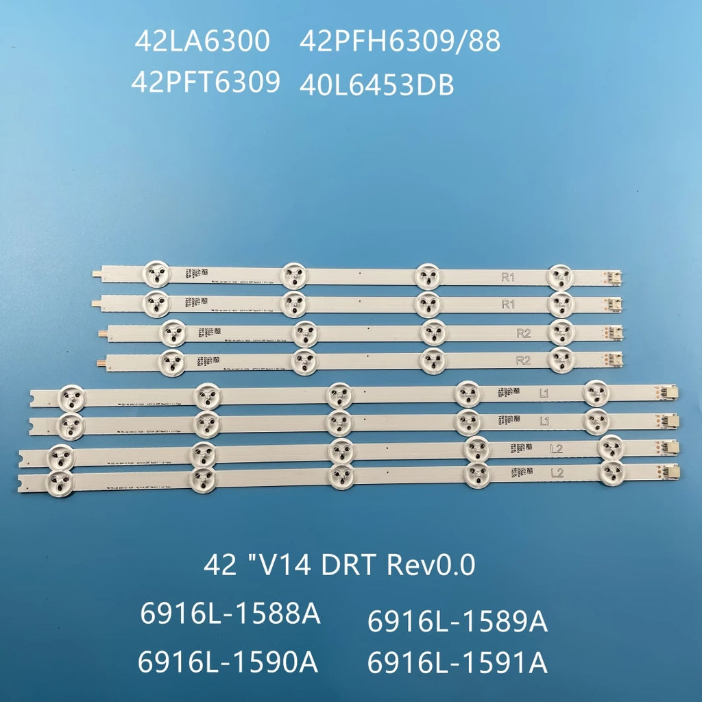 LED Backlight Strip for TV's LED Backlight Strips For 42PFH5609/88 42PFT5609/60 LED TV Bars 42" V14 DRT