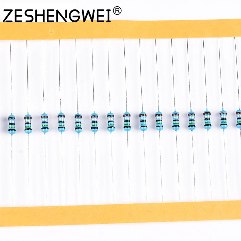 600pcs/set 30 Kinds 1/4W Resistance 1% Metal Film Resistor P