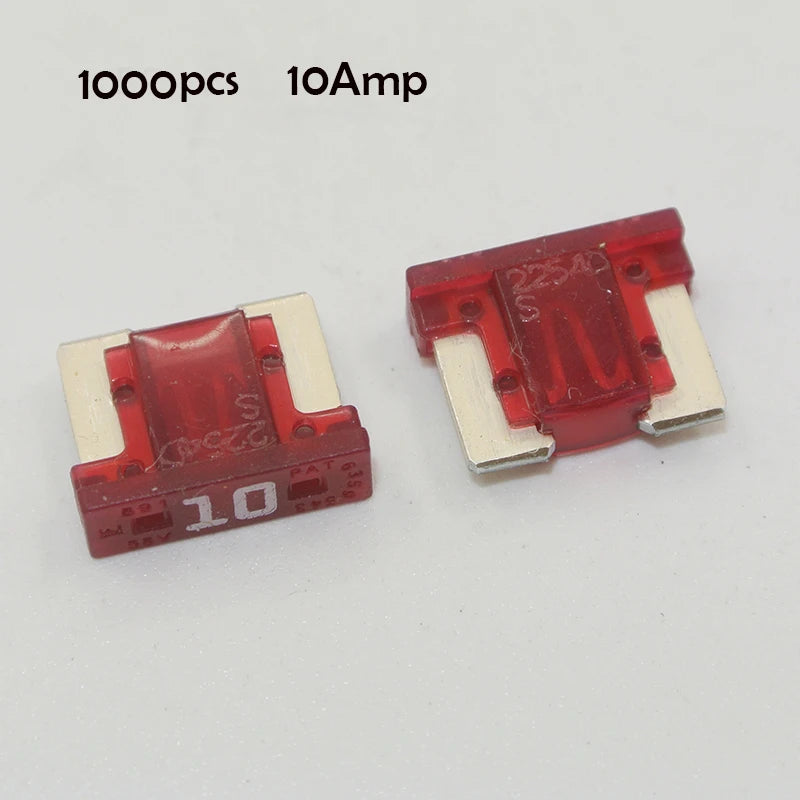 90/50pcs Fuses Micro Short Low Profile Mini Blade Fuse Assor