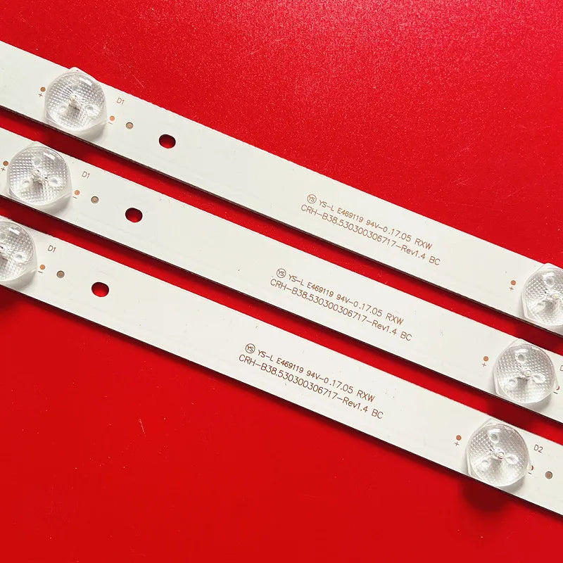 LED Backlight Strip for CRH-B38.530300306717-Rev1.4 Haier LE39F1000T LE39AL88E51 736mm - Replacement TV