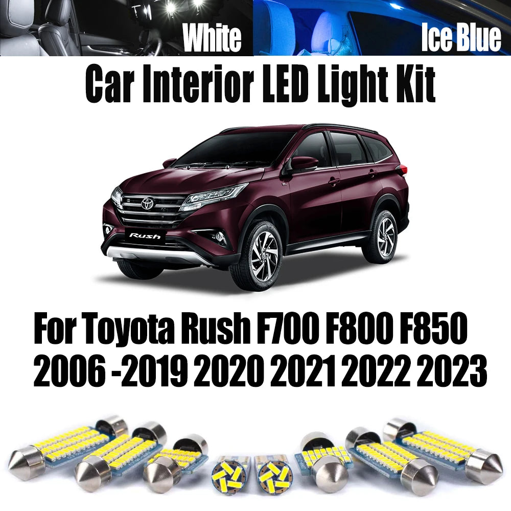 LED Interior Light Kit for Toyota F700 F800 F850 2006-2020 - Canbus Error-Free Interior Bulbs