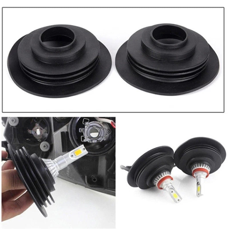 1PC Soft Rubber Dust Cover For Car Auto Headlight Universal 