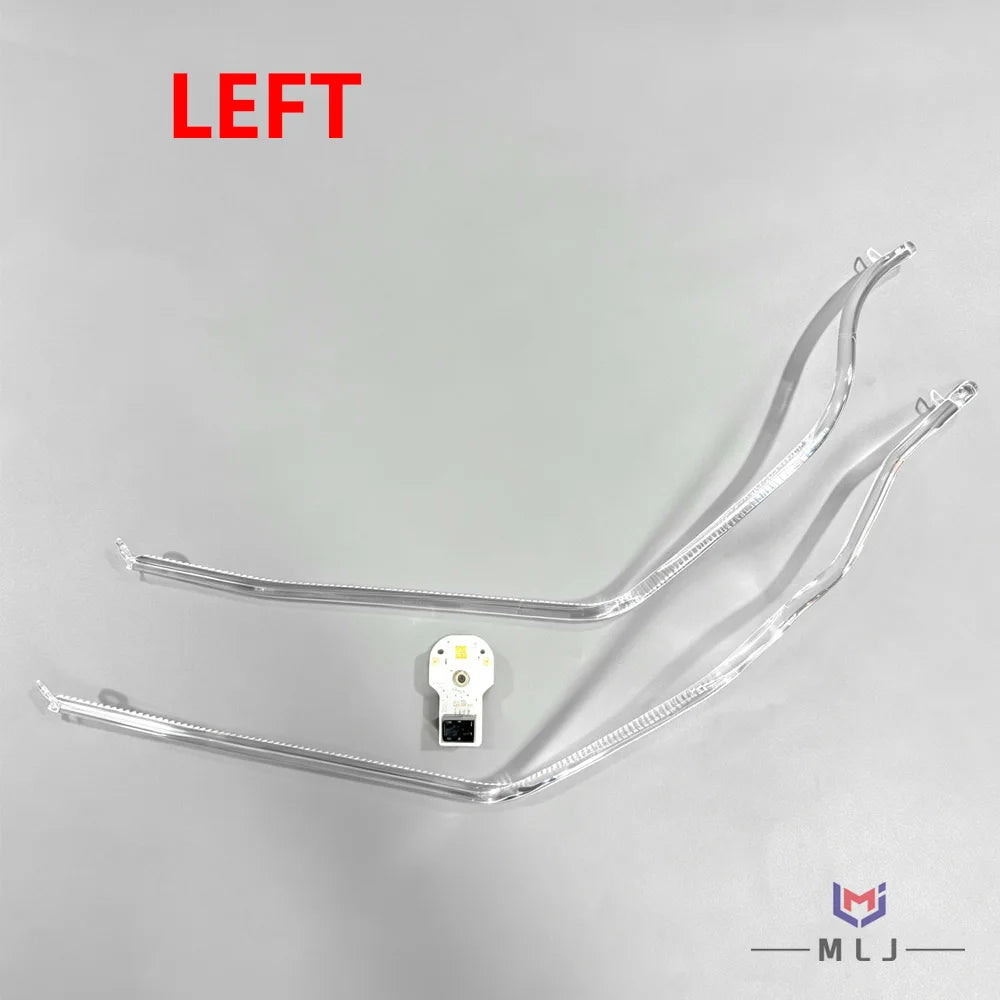 Headlight Angel Eye DRL Chip Boards Light Guide Acrylic Tube Strips Daytime Running Light for Volkswagen