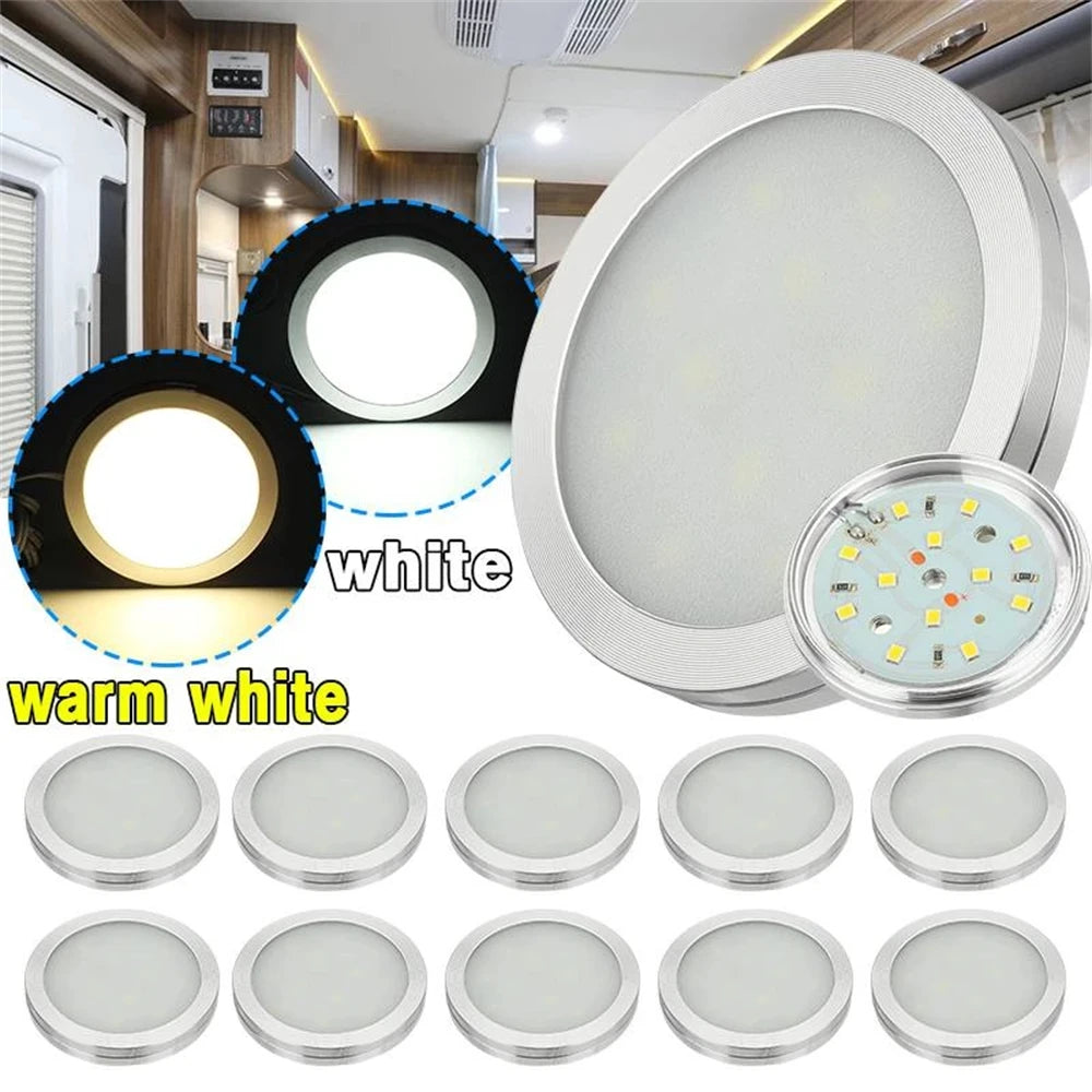 4PCS 12V 2.5W Car Interior LED Car Spot Lights Reading Light