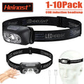 Mini Headlamp Strong Light Led Night Fishing Powerful Torch 